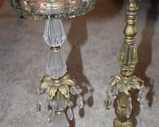 re-purposed lamp bases