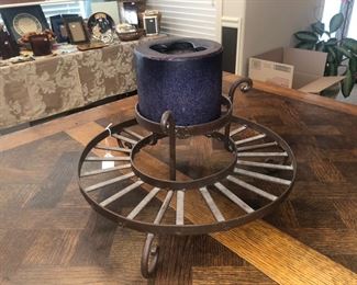 wrought iron center piece