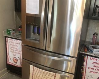 outstanding stainless Whirlpool french door fridge