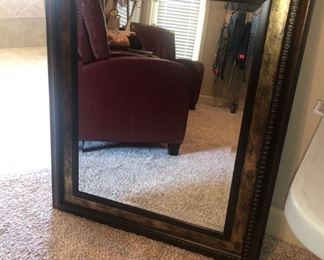 beveled glass wall mirror