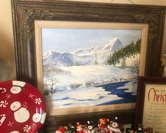 Winter scene by Preston 1975