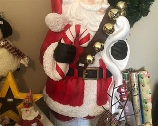 Large ceramic santa