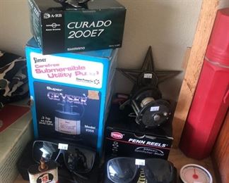 Shimano Curado 200E7 and Penn 650ssm fishing reels