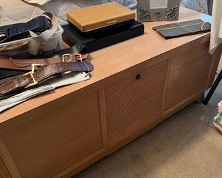 Mid century blonde cedar chest