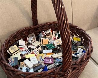 Huge match book collection 