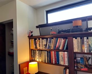 Train set on top, nice books