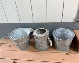 Pail, watering can