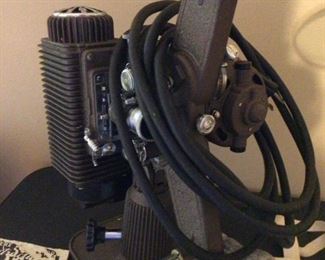 Revere 8mm projector with box and paper info inserts