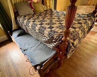 New England - circa 1800 - Pine and Maple with Mahogany veneers - Purchased in Worcester, Mass. in June 1957 