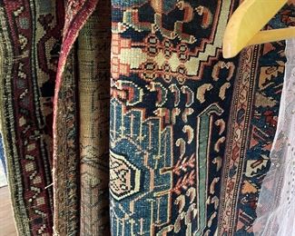 15 Assorted Persian Rugs - Balouch, Bergama, Malayer, Sarouk, Lilian & Chinese - c. 1900 - 1930's 