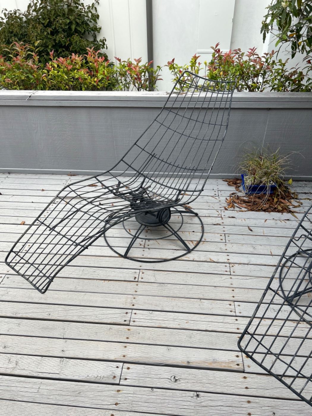 Banana lounge chairs by Homecrest