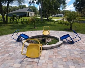 Fire pit chairs ( Metal)