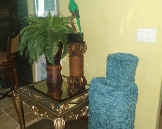  we have 2 matching end tables HEAVY