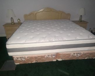 King  Bed Excellent condition  firm