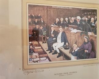 "Mr.  Pickwick" steel engraving