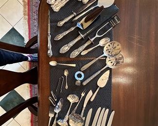 Sterling - King Richard sterling pattern, Joan of Arc sterling pattern, and other patterns