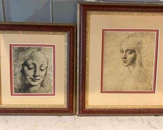 Framed Headshot Prints of Women