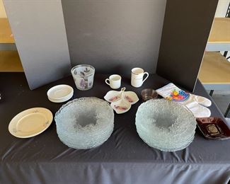 Glass plates and other items