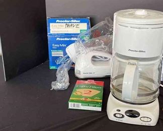 Hand Mixer and coffee maker