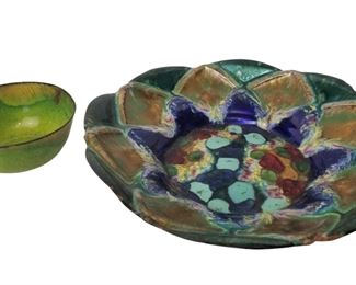 Signed Enamel on Copper