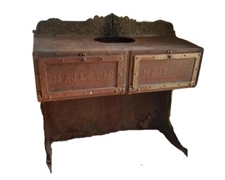 Antique Majestic Stove Top