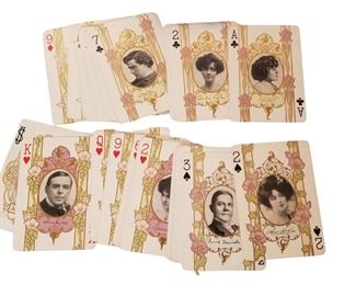 1908 Portrait Playing Cards