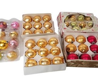 Vintage Glass Ornaments