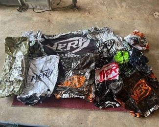 (9) Large Outdoor Nerf BUNKR Inflatables