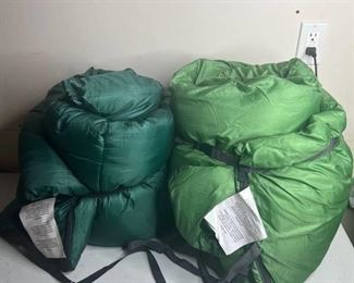 (2) Green Sleeping Bags