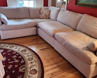 Down Filled Sectional Sofa