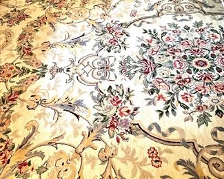 10x16 100 percent Wood Hand Knotted Rug