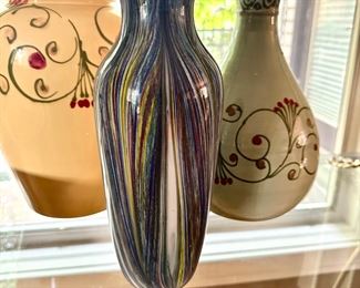 Badash Renoir, 12 inch blue vase