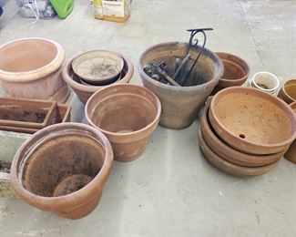 Clay pots