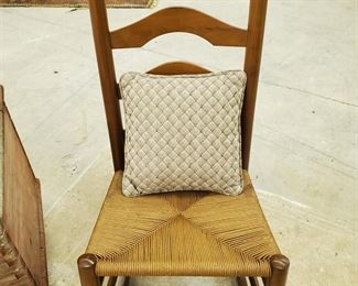 Pair of Matching Rockers.  Go perfectly with the corner hutch and table.  