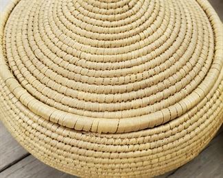 Three Hand-woven Bowls with Lid