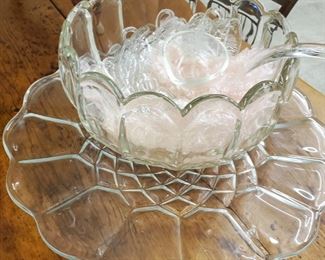 Great Punch Bowl, Underplate, and Cups