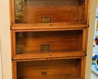 Antique Barrister Bookcase.