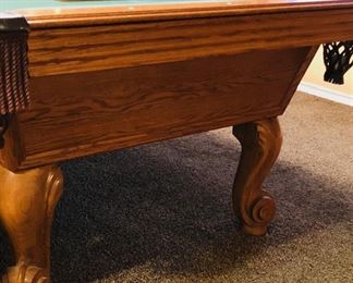 8 Ft. Olhause Slate Pool/Billiard Table. 