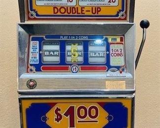 Vintage Bally's Dollar Slot Machine.