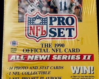 Muliple Boxes of NFL 1990 Pro set Cards.