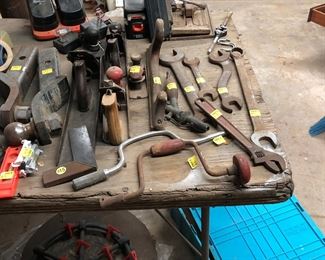 Various Items in the BARN to shop including Tools, Electronics, Automotive Parts and Items, Hardware and more! Including the Metal Aisle Shelving Units.