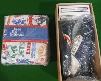 Vintage football bed sheets