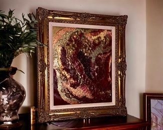 Thick large Heavy Painting $175