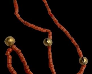 Make Offer/Bid Old Coral Necklace