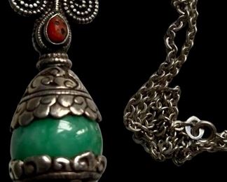 All prices are being uploaded. Everything can be picked up the very same day.
Old Chinese Sterling Jade..Accepting Offers/Bids
