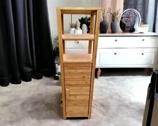 Tall Solid Wood Stand $75