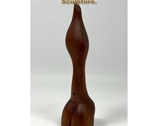 Lot 1877 Modernist Figural Wood Torso Sculpture. 