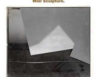 Lot 1904 Stephen Edlich Dimensional Metal Wall Sculpture. 