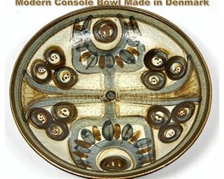 Lot 1955 Soholm Stentoj Stoneware Danish Modern Console Bowl Made in Denmark