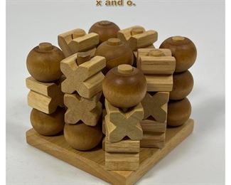 Lot 1975 Redford Jennings Puzzle Sculpture. x and o. 